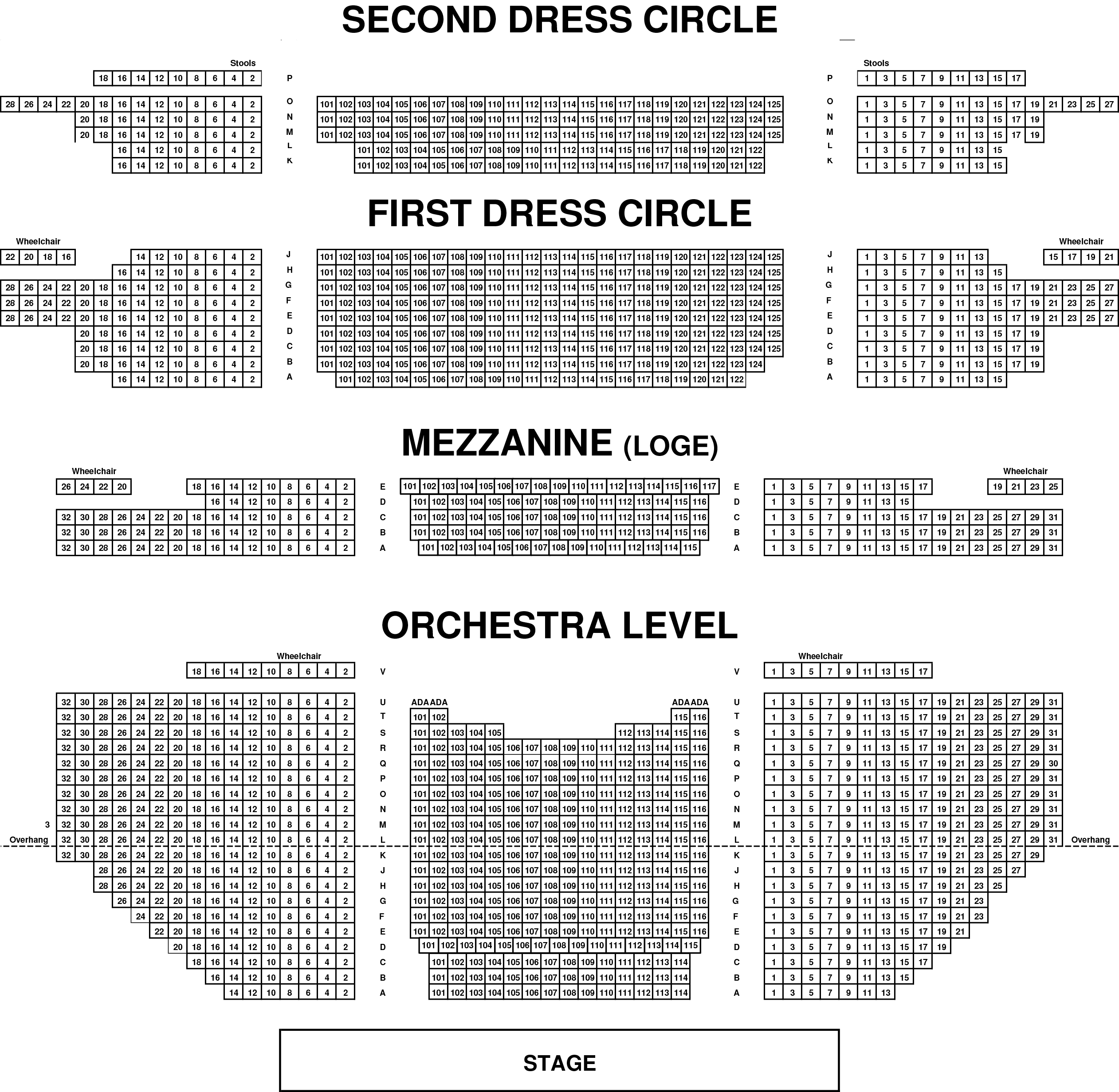richmond landmark theater seating
